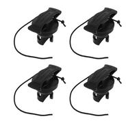 Luxshiny 8 Pièces Capuchon de Valve d'air en PVC Noir pour Canoë et Paddle Board, Solide en Extérieur avec Protection Anti-Fuite, pour Sports Nautiques et Excursions Aquatiques