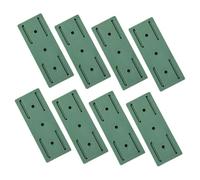 Luxshiny 8 pièces Support Mural Autocollant pour Multiprise Fixateur de Prise sans Perforation pour Bureau et Maison Organiseur de Prises Électrique pour Optimiser Espace Mural et Gérer