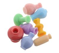 Luxshiny 8pièces Miniatures Vases Résine pour Maison De Poupées Décorations De Jardin Paysage avec Fleurs Miniatures pour Créer Une Ambiance Accueillante
