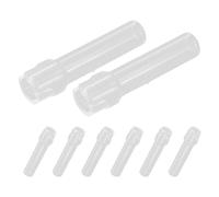 Luxshiny 8pièces Support pour Paille Silicone Base Stabilisatrice Réutilisable pour Pailles Droites Résistante aux Températures Extrêmes Compatible avec Mugs Thermiques Bouteilles Eau
