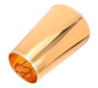 Luxshiny Abat-jour en Pvc Couleur Dorée Structure Métallique, Diffusion Douce de Lumière, Haute Durabilité, Style Vintage pour Lampe de Salon et Pièces à Vivre