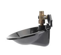 Luxshiny Abreuvoir Automatique et pour Moutons Distributeur Eau Noir pour Animaux de Ferme pour Éleveurs et Bétail