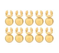 Luxshiny Accessoires de loisirs créatifs 15 pièces boutons cuivre 17,5 mm pour et blouses Couvre-boutons adaptés aux hommes et femmes pour usage polyvalent en toutes occasions