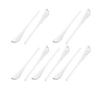 Luxshiny Accessoires embouts de branches transparentes 10 pièces en plastique, manchons antidérapants perforés pour branches fines de lunettes, confort pour port prolongé bureau