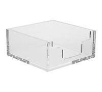 Luxshiny Acrylique Porte-Serviettes Plateau Invité Serviette Panier Papier Porte-Serviettes Clair Cocktail Boisson Serviette Distributeur De Tissu Organisateur pour Salle De Bain