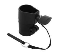 Luxshiny Adaptateur de Diamètre pour Pied D'enceinte, Insert Réducteur pour Trépied D'enceinte 40mm à 35mm, Bague de Serrage, Plastique et Métal, Noir, pour Support de Caisson de Basses