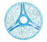 Luxshiny Adaptateur pour Platine Vinyle Bleu en Abs Alignement Précis et Stabilisation Lecture, pour Salons et Cafés