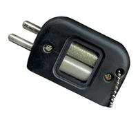 Luxshiny Affûteur de Patins à Glace Noir en Abs Portable Résistance à l'usure et Chaîne Porte-clés, Accessoire Pratique pour Lames de Patins de Hockey sur Glace en Patinoire