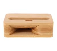 Luxshiny Amplificateur de Téléphone Portable en Bambou Support Multifonctionnel, Haut-Parleur Naturel pour Appels Vidéo et Écoute de Musique