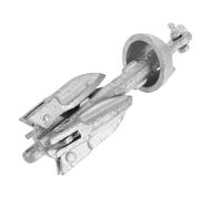 Luxshiny Ancre Pliante à Grappin en Acier au Carbone pour Petites Embarcations Gonflables, Ancrage Sécurisé Marine, pour Usage