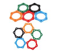 Luxshiny Anneau de glissement du micro 10 pièces, accessoires pour micro en plastique, protection antidérapante, usage en conférence et activités en intérieur Couleur Aléatoire