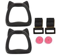 Luxshiny Anneaux de Gymnastique Pratiques avec Sangles Réglables en PP et Nylon, Dispositif de Formation pour Garçon et Filles, pour Entraînement de Force en Plein Air