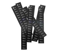 Luxshiny Autocollants Thermomètres pour Aquarium 10pcs Affichage de Température Liquide et Design Auto-adhésif en Pet pour Terrarium et Aquarium Intérieur