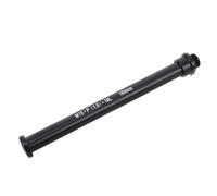 Luxshiny Axe Traversant Vélo M15x1.5 15x100 en Alliage D'aluminium Noir | Anodisation Noire, Finition Résistante à L'usure, Réduit les Vibrations, Verrouillage Anti-desserrage, 18,5cm