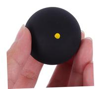 Luxshiny Balle de Squash à Point Unique Jaune Balle Entraînement Caoutchouc pour Amélioration Rapide Réactivité Compacte et Facile à Transporter