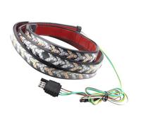 Luxshiny Bande Lumineuse LED 48 Pouces Étanche pour Voiture, Feu Arrière et Clignotant Bicolore, Signal Avertisseur Sécurité Routière, Compatible Remorque et Utilitaire