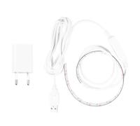 Luxshiny Bande Lumineuse LED pour Machine à Coudre 2835 Ultra-fine Variateur Tactile Usb, Design Humain et Éclairage Blanc 6500k pour Coffre de Voiture et Bibliothèque