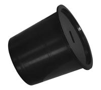 Luxshiny Baril D'apiculture Noir 14l en Pp Léger pour Collecte D'abeilles, Outil de Recrutement pour Apiculture en Extérieur