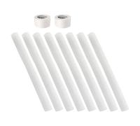 Luxshiny Bâtonnets en Mousse pour Oreilles de Chien Debout, Lot de 8 Pièces avec 2 Rouleaux de Ruban Adhésif 2,5 Cm, Support Fixe pour Dressage D’Oreilles, Accessoires pour Soins des