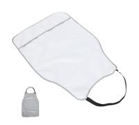 Luxshiny Bavoir Imperméable pour Personnes Âgées en Polyester Coton avec Poche Attrape-miettes et Doublure Douce, Confortable Cou, pour Soins à Domicile et Institutions