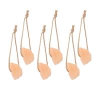 Luxshiny Bloc de Sel Naturel à Lécher pour Chevaux et Bétail 6pcs en Minéraux Orange, Source Minérale Organique pour Ferme et Ranch, Favorise la Santé Animale