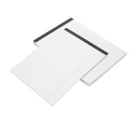 Luxshiny Bloc-notes Juridique A4 4pcs Papier Blanc à Larges Lignes, Solution D'écriture Portable Dos Solide, pour École et Bureau