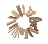 Luxshiny Blocs de Bois Flotté Naturel Polis la Main, 20 Pièces, Décorations pour Aquarium Eau Douce, Centres de Table et Loisirs Créatifs, Morceaux Uniques pour Décoration Intérieure