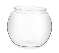 Luxshiny Bocal à Poissons Transparent de Bureau Petit Aquarium Plastique pour Poissons et Tortues Décoration de Bureau et Jardin Modèle Aux Chocs A Version Agrandie