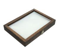 Luxshiny Boite Insecte en Bois et Acrylique avec Couvercle Transparent, Vitrine Délicate pour Collection et Présentation de Spécimens, Protection la Poussière Style Aléatoire