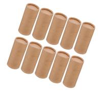 Luxshiny Boîtes en Carton Kraft Cylindriques Lumière et Air Lot de 10 Rangement Minimaliste pour Huiles Essentielles 20ml pour Emballage et Stockage