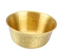 Luxshiny Bol Doré Bol Bouddhiste Multifonction pour Décoratif pour Maison et Temple Ornement Spirituel