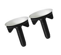 Luxshiny Bouchon de Vidange Inox 2 Pièces Cache-Trou Robinet Évier la Cuisine Couvercle Pratique pour Lavabo Accessoire Évier Cuisine