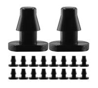 Luxshiny Bouchons D'extrémité Solide Goutte à Goutte en Plastique Noir, Installation Stable Risques de Déconnexion, 200 Pièces pour Tuyau D'extrémité pour Jardin