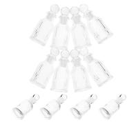 Luxshiny Bouteilles d'eau Bénite Catholiques Transparentes 12 Pièces 50 ML Croix pour Baptême Église et Présents Religieux