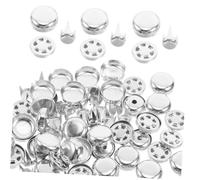Luxshiny Boutons de Rechange Métalliques 15mm pour Casquettes de Baseball, Lot de 100 Pièces, Argenté, Accessoires Couture, Réparation de Chapeaux, Usage Artisanal, Couturiers