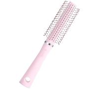 Luxshiny Brosse à Cheveux Ronde pour Brushing Petite Taille Brosse de Séchage Anti-Statique en Matériaux Robustes Coiffage Maison et Voyage Compatible Sèche-Cheveux Picots Lisses pour