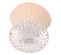 Luxshiny Brosse à Poussière en Fibres Synthétiques Légères pour Forme Champignon avec Lumière Intégrée pour Nail Art et Routine Maquillage Professionnelle