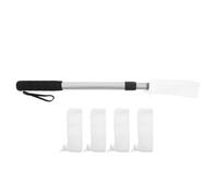 Luxshiny Brosse nettoyante pour les orteils à long manche - Brosse exfoliante anti-démangeaisons et housses de séchage pour pieds secs ou humides - Convient aux personnes âgées, enceintes,