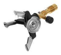 Luxshiny Brûleur Bunsen en Laiton Multifonction Portatif Bec Bunsen au Propane Compact Outil Chauffant de Laboratoire Solide Adapté Camping et Usage Extérieur Fiable Équipement de