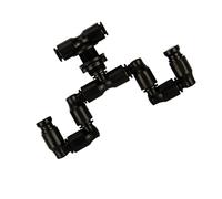 Luxshiny Buse de Brumisation Réglable pour Reptiles Système de Refroidissement pour Terrarium et Aquarium Accessoire de Brumisation Noir pour Lézards et Animaux de Compagnie