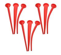 Luxshiny Buses de Calfeutrage 9 Pièces en Caoutchouc Souple, Embouts Longs et Capuchons Solide, Adaptées aux Pistolets à Colle Verre pour Usage Professionnel et Domestique