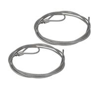 Luxshiny Câble en Fil d'acier pour Filet de Basket-Ball 2pcs, Corde Résistante pour Panier, Améliore L'expérience de Tir, pour Lieux Publics et Domiciles