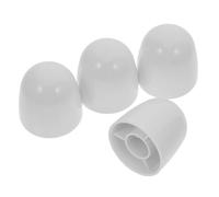 Luxshiny Cache-Boulons Wc Décoratifs Blancs 4 Pièces en Plastique pour Fixation Sol, Accessoires Salle de Bain Faciles à Installer pour Dissimuler Vis Toilettes