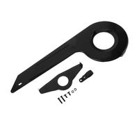 Luxshiny Cache-pignon de Chaîne Vélo pour Garçon et Filles, Protège-Plateau Noir en EVP et Alliage, Compatible Plateau 32-36 Dents, Sécurité Renforcée pour Déplacements Quotidiens