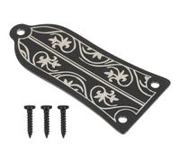 Luxshiny Cache-tige de Réglage Noir en Fer Vis pour Guitare, Accessoire de Remplacement Améliorant le Son, pour Amis Élève la Guitare