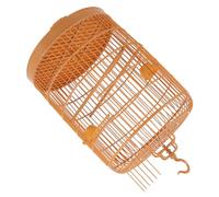 Luxshiny Cage à Oiseaux Suspendue Ronde Plastique Sécurisée pour Petits Animaux Design Élégant et Pratique pour Oiseaux et Perruches