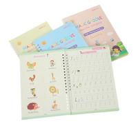 Luxshiny Cahier Bords Lisses D'écriture Rainuré et D'exercices en Papier Cartonné pour Pratiquer la Calligraphie Améliorer L'écriture Cursive pour Garçon et Filles