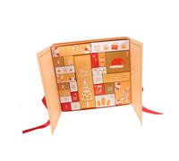 Luxshiny Calendrier de de Noël Carton Boîtes de Compte Jours Boîtes Vides pour Décoration et Personnalisables et pour Garçon Fille et Familles