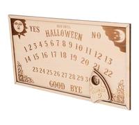Luxshiny Calendrier Magnétique en Bois Compte à Rebours Interactif pour Décoration Halloween, Panneau Suspendu pour Fêtes et Décorations Saisonnières