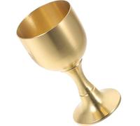 Luxshiny Calice en Laiton Vintage pour Eucharistie Usage Polyvalent et Léger, pour Vin et Thé Lors de Dîners Formels à Domicile